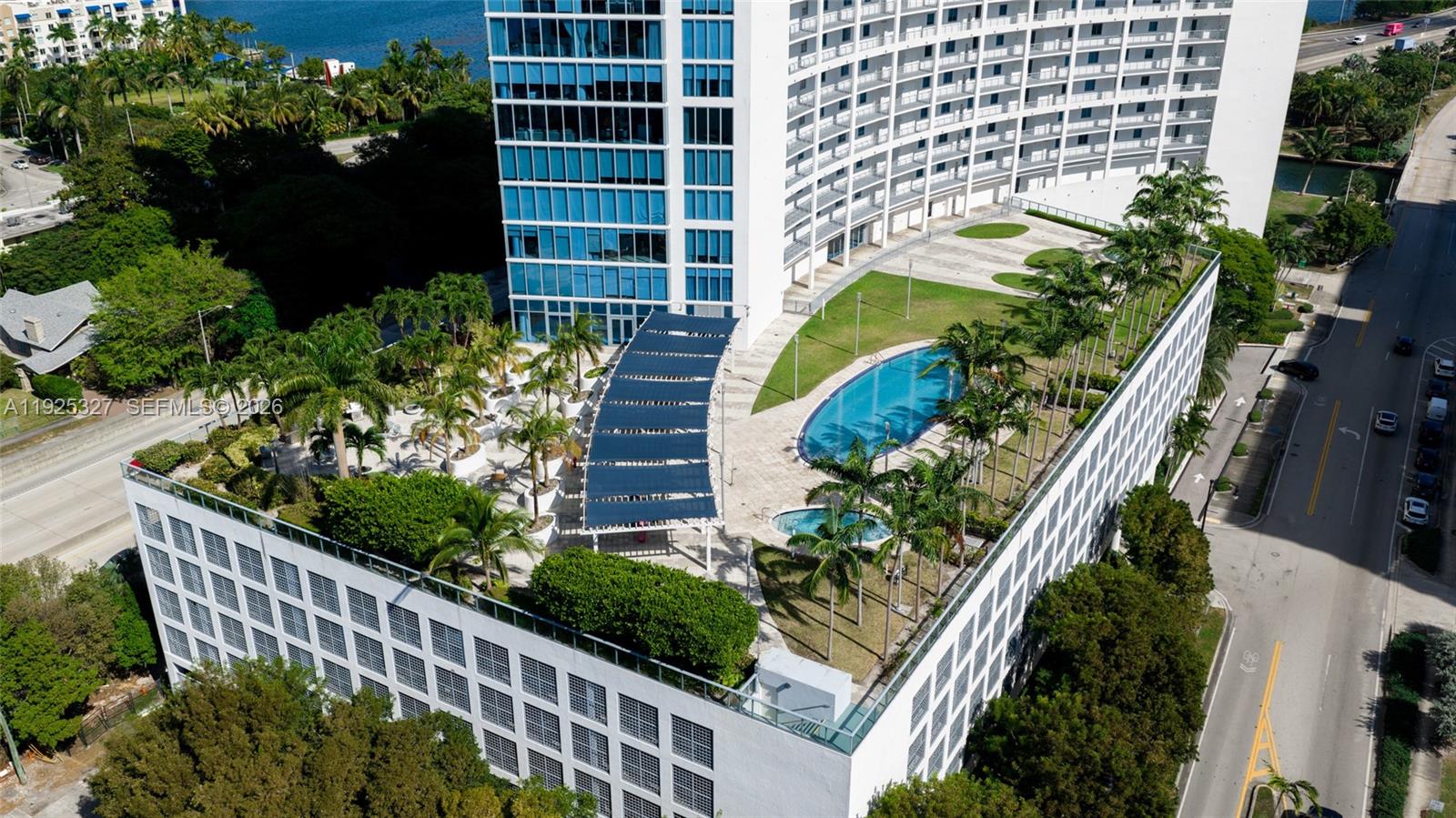 601 Northeast 36th Street, Unit 1101 Miami, FL 33137 - Photo 52 of 69 a view of a garden