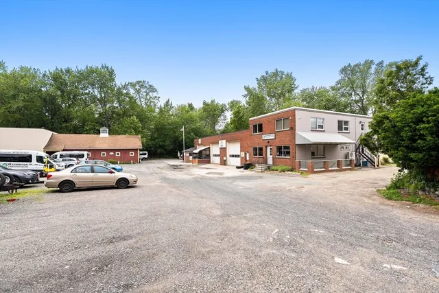 a car parked in front of a house
