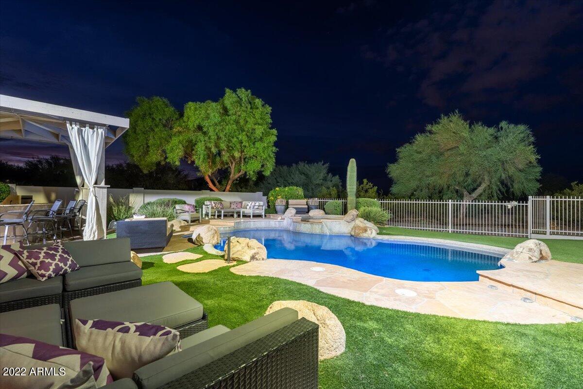 5222 East Hashknife Road Phoenix, AZ 85054 - Photo 49 of 58 Sunset mountain views, private luxury!