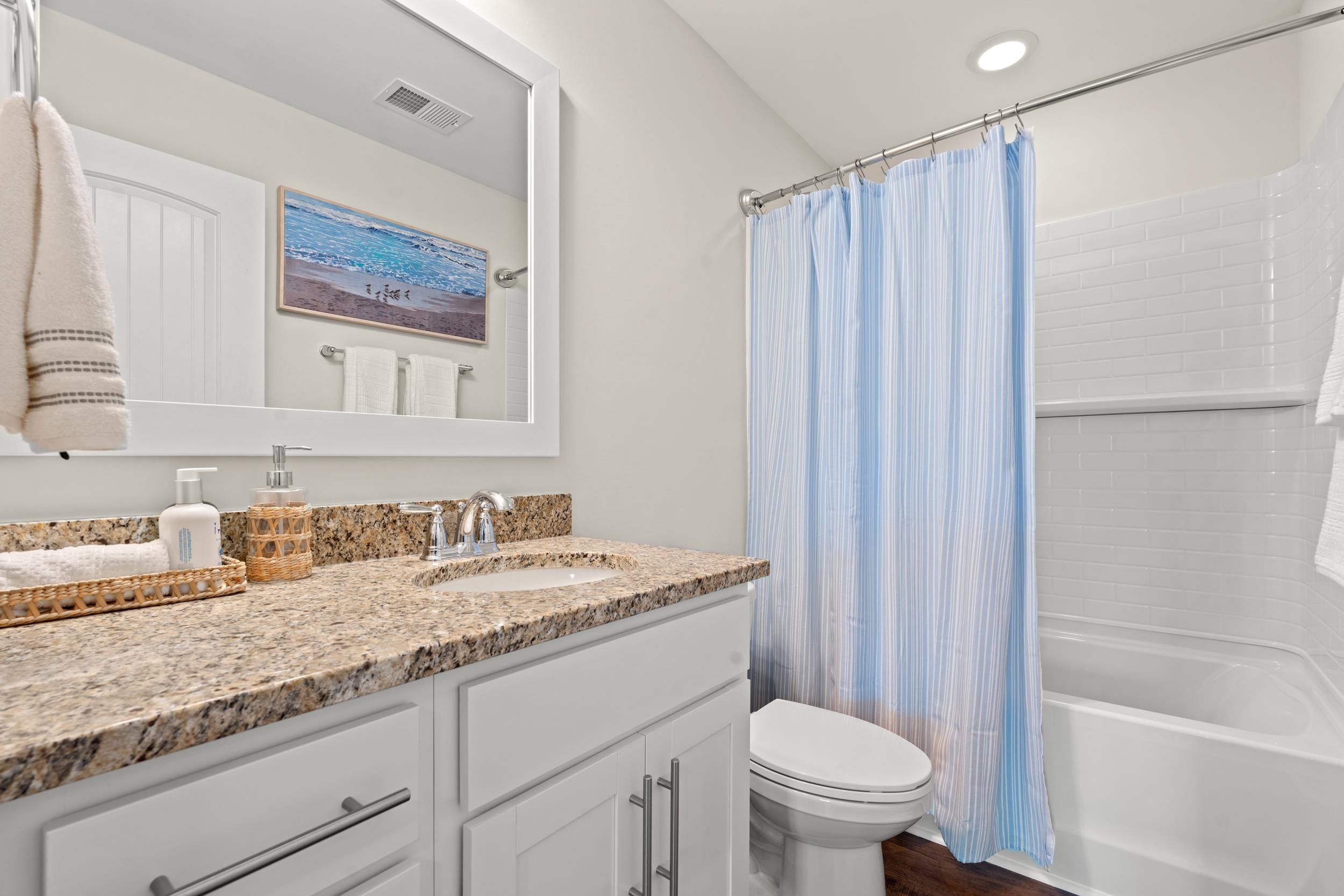 361 Palmetto Sand Loop Conway, SC 29527 - Photo 19 of 28 Bathroom with vanity and shower / tub combo with curtain