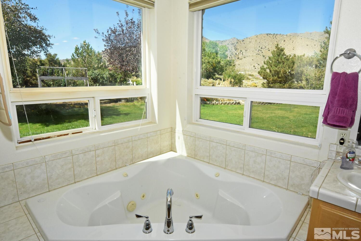 45 Lower Colony Road Wellington, NV 89444 - Photo 16 of 41 a bathroom with bathtub and window