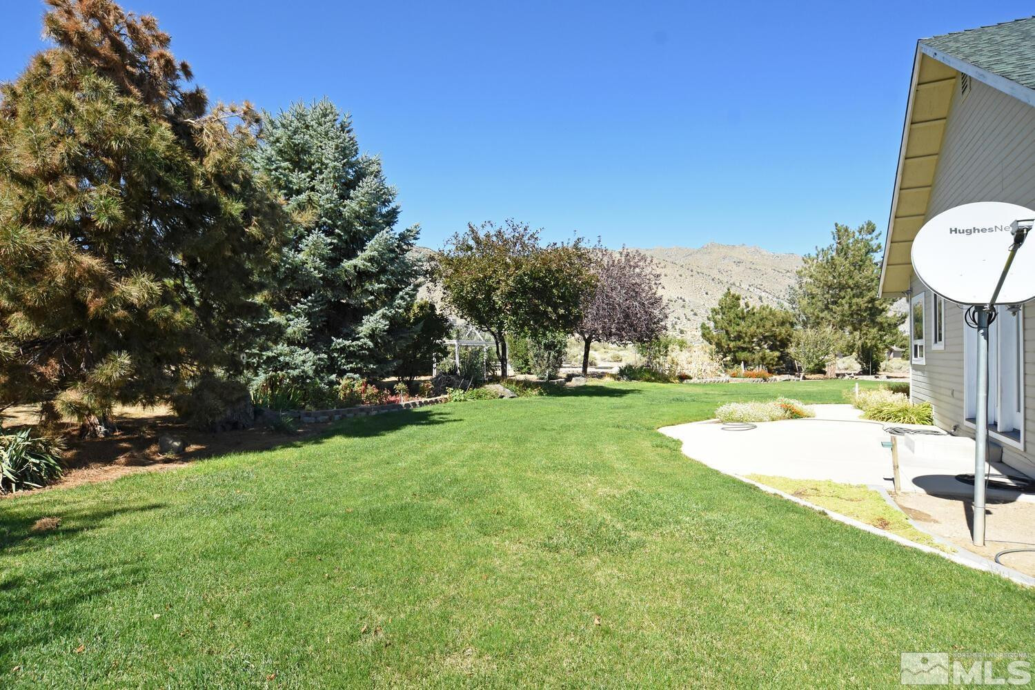 45 Lower Colony Road Wellington, NV 89444 - Photo 29 of 41 a view of yard with swimming pool and green space