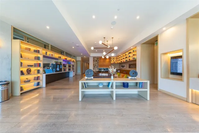 a outdoor dining space with furniture