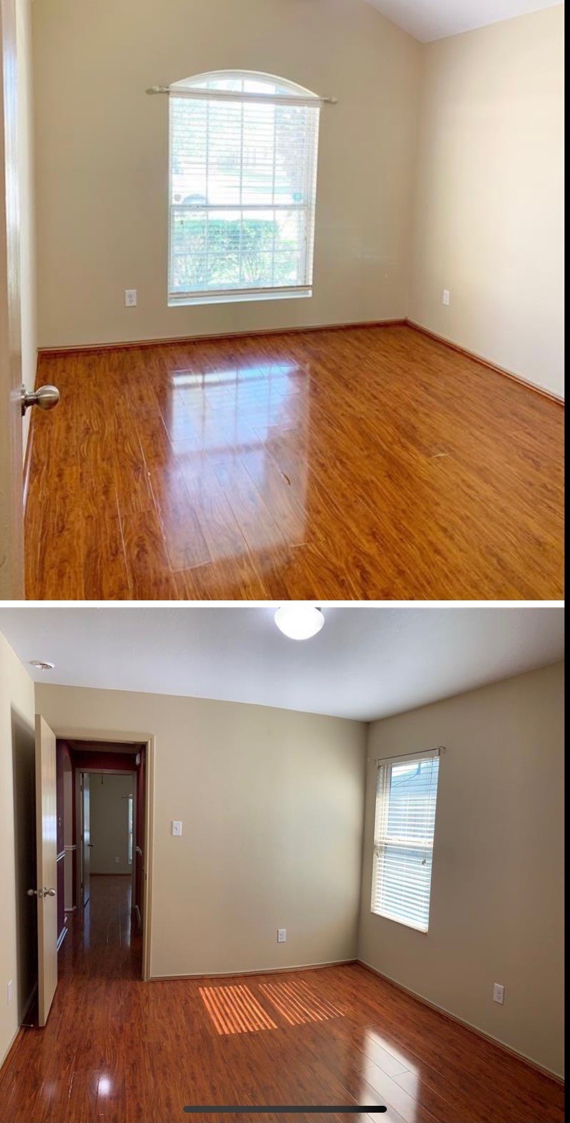 5603 Sunfall Bend Lane Katy, TX 77449 - Photo 7 of 11 an empty room with wooden floor and windows