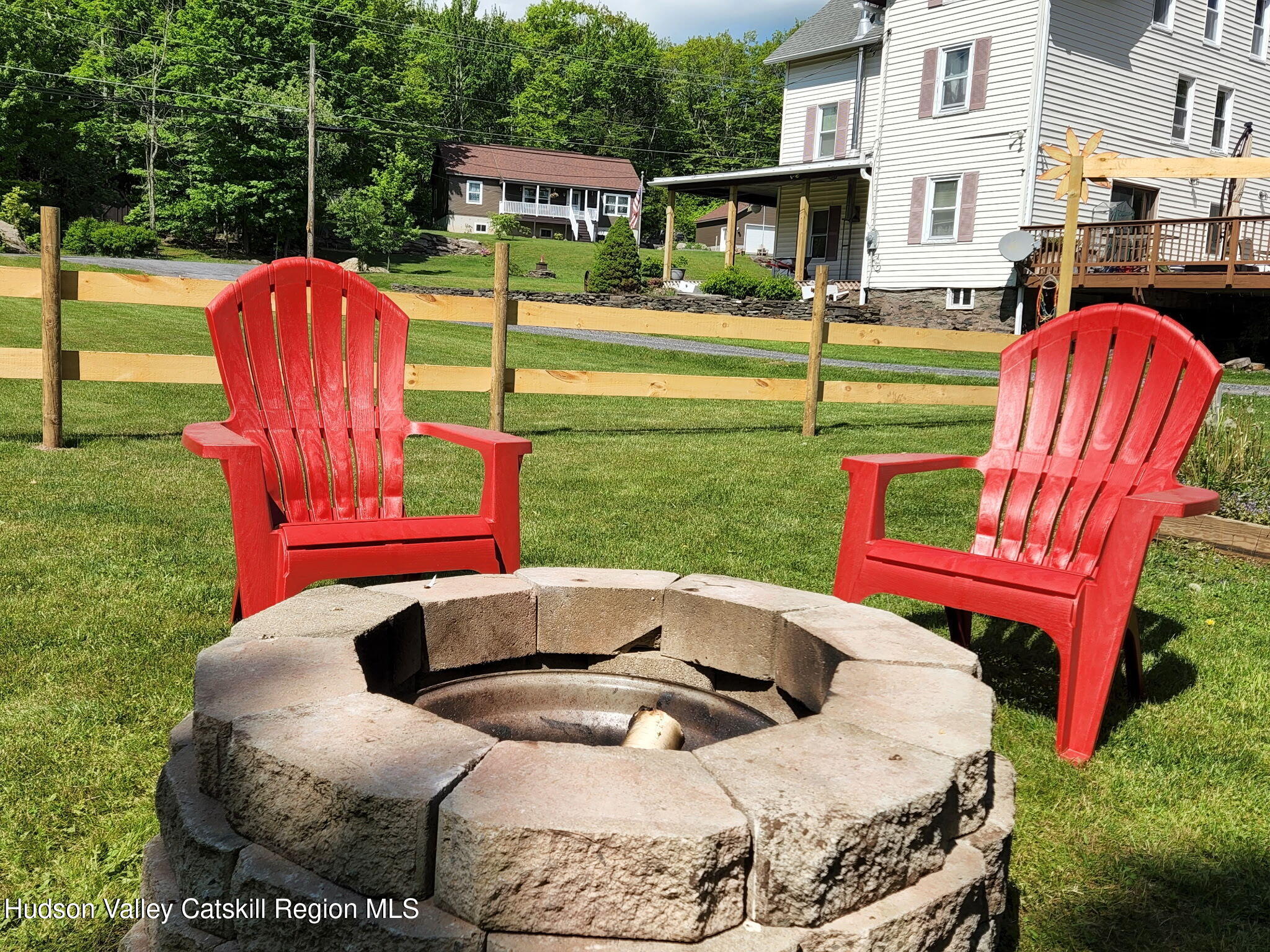 398 North Lake Road Hunter, NY 12436 - Photo 35 of 41 Fire Pit Summer