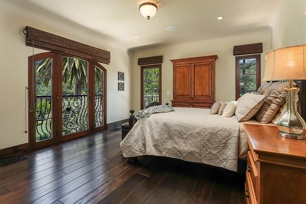 247 Atherton Avenue Atherton, CA 94027 - Photo 5 of 8 a bedroom with a bed and wooden floor