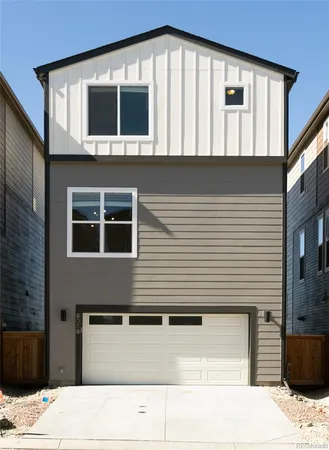 a front view of a house with windows