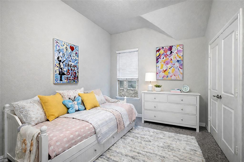 6713 Windham Way Plano, TX 75023 - Photo 25 of 33 Upstairs 4th bedroom. Virtually Staged