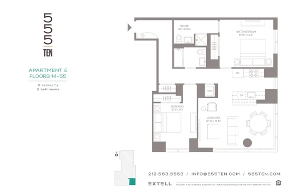 $8,995 | 555 10th Avenue, Unit 48E | Hudson Yards