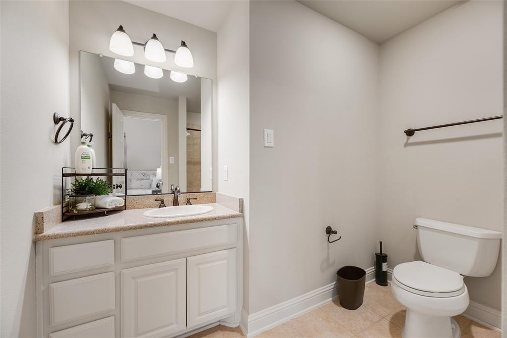 1909 Rising Star Drive Allen, TX 75013 - Photo 6 of 26 Full bathroom featuring vanity and light tile patterned floors