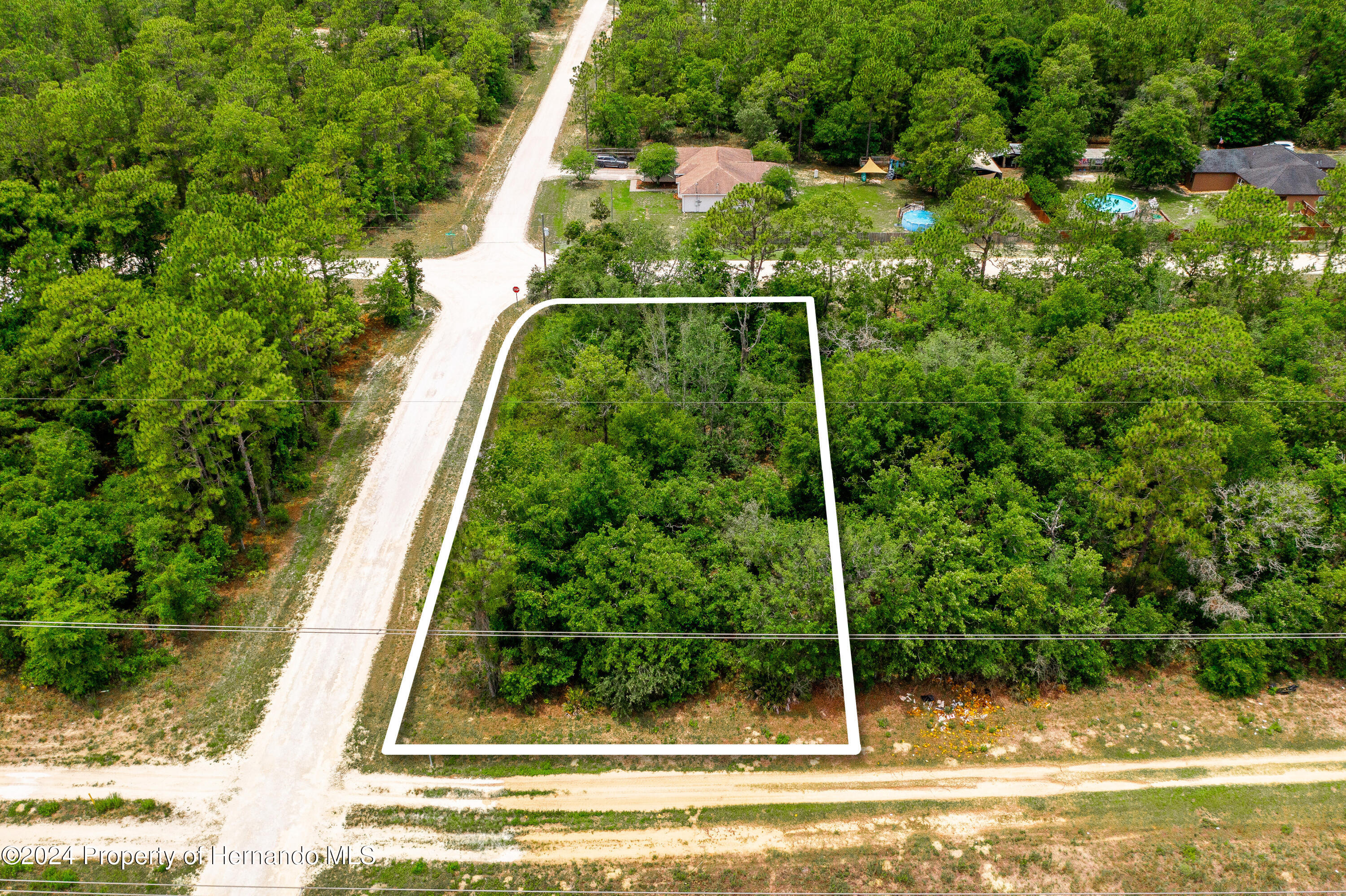 13500 Downy Woodpecker Road Weeki Wachee, FL 34614 - Photo 25 of 28 a view of a yard