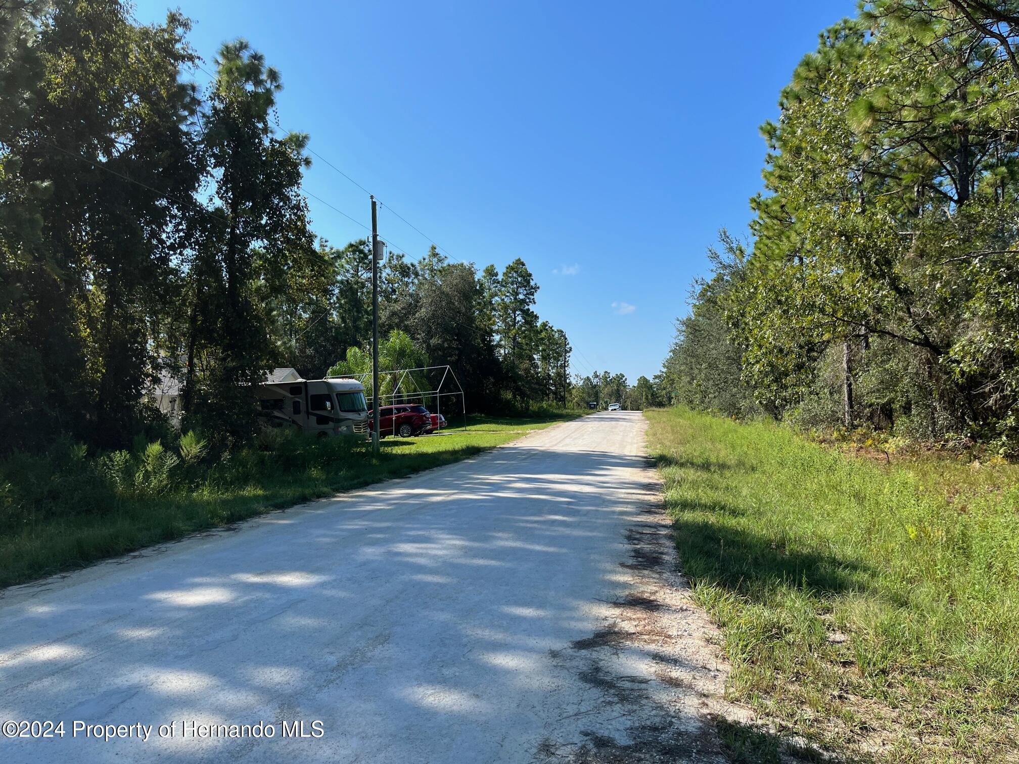 13500 Downy Woodpecker Road Weeki Wachee, FL 34614 - Photo 7 of 28 a view of a street with a yard