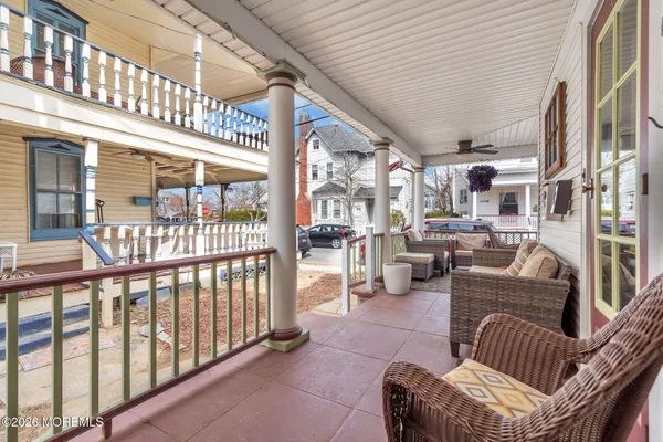 a front view of residential houses with street