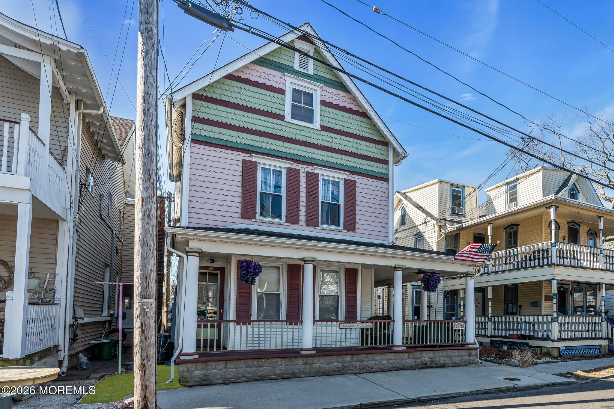110 Mt Tabor Way, Unit B Ocean Grove, NJ 07756 - Photo 2 of 17 a front view of a residential apartment building with a yard