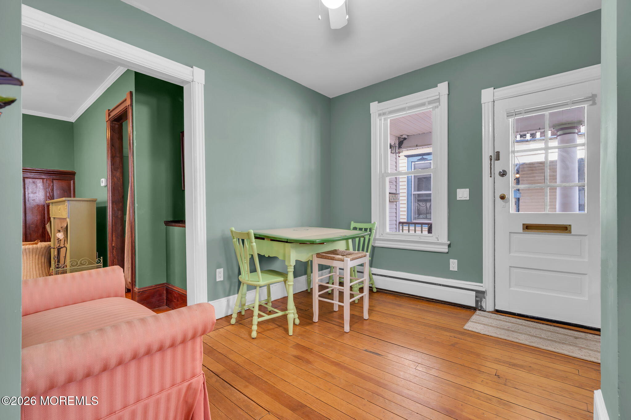 110 Mt Tabor Way, Unit B Ocean Grove, NJ 07756 - Photo 4 of 17 a living room with furniture and a wooden floor