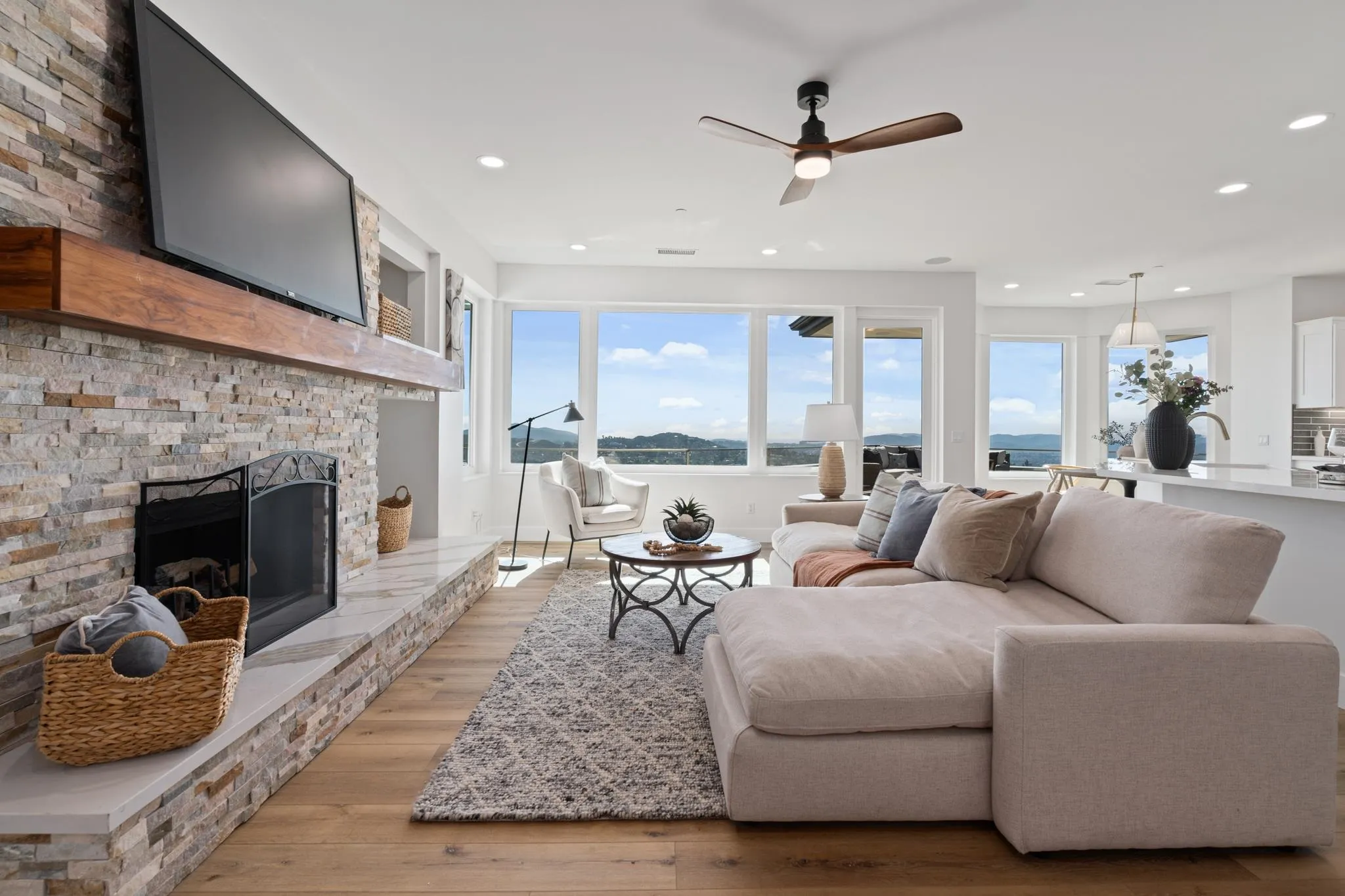 15486 Markar Road Poway, CA 92064 - Photo 10 of 63 a living room with furniture fireplace and window