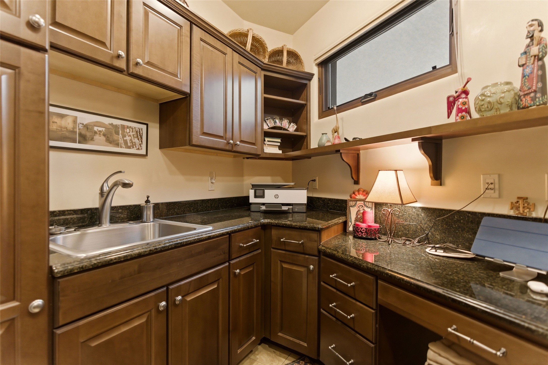 42 San Juan Ranch Road Santa Fe, NM 87506 - Photo 26 of 49 Large Laundry Room with sink & desk
