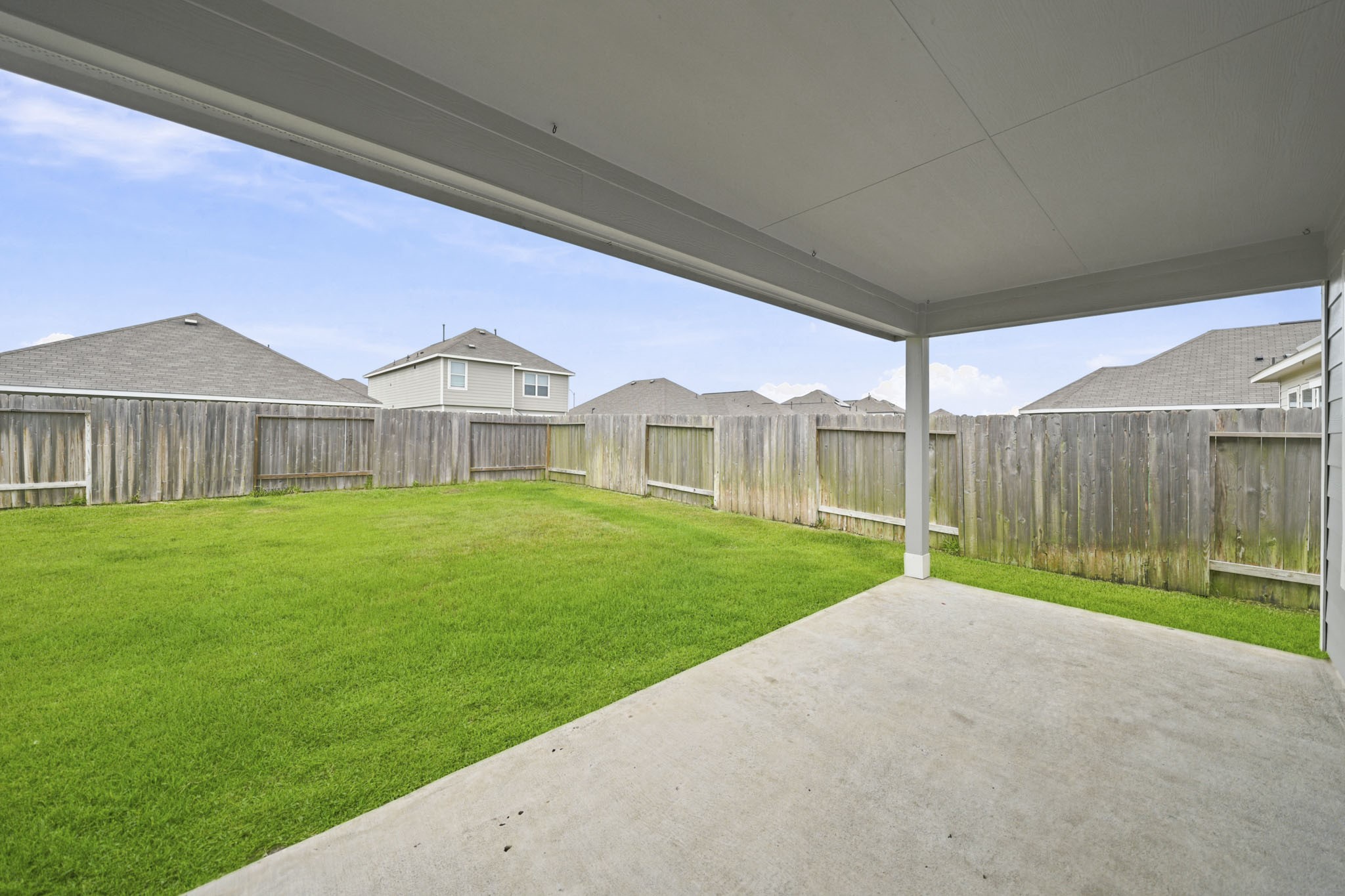 5327 Briana Dee Drive Rosharon, TX 77583 - Photo 13 of 14 Backyard Covered Patio