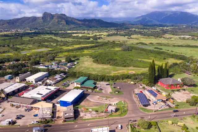 a view of a city with an ocean