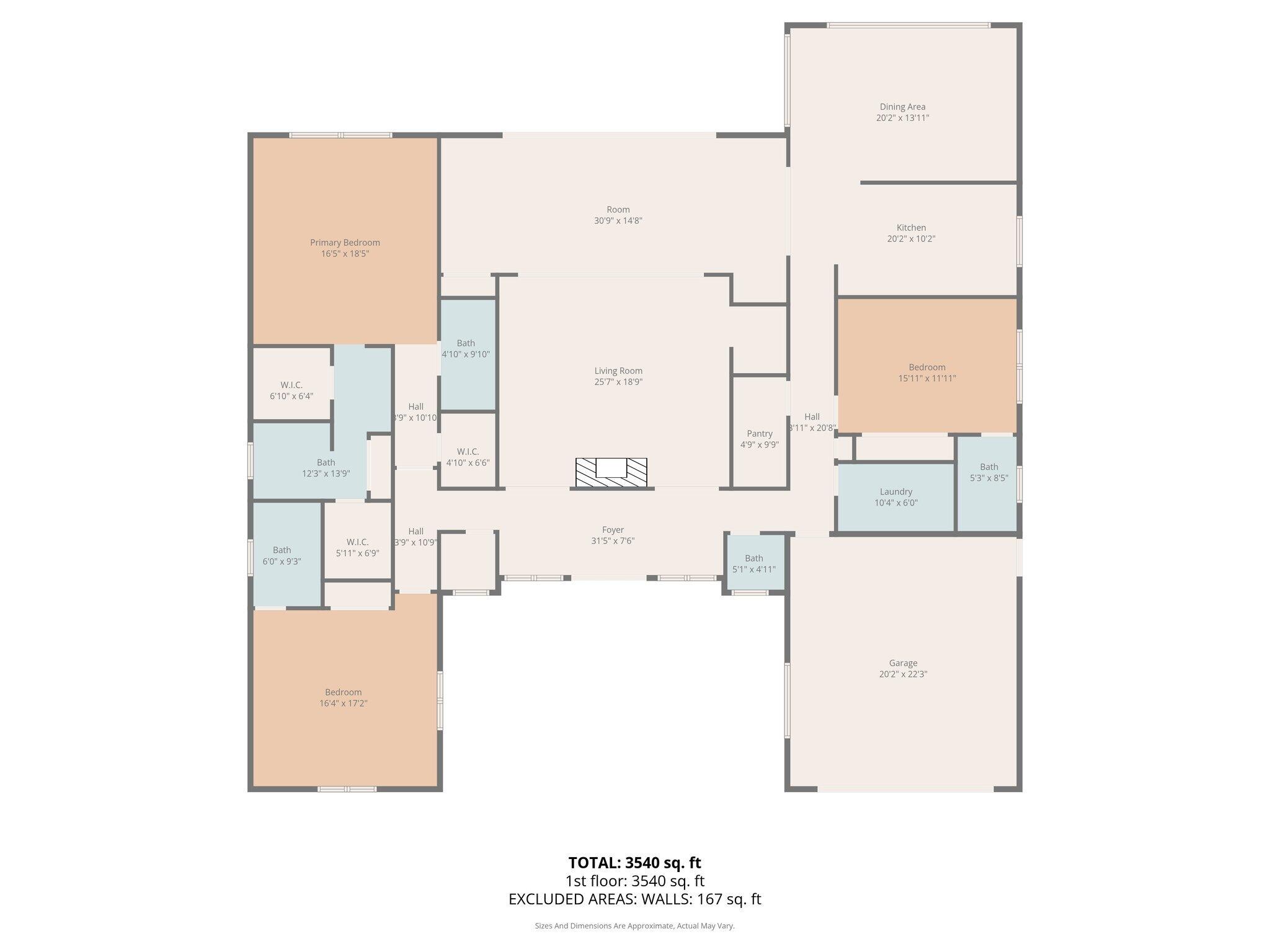 872 Northeast 79th Street Boca Raton, FL 33487 - Photo 74 of 74 With dimensions all floors