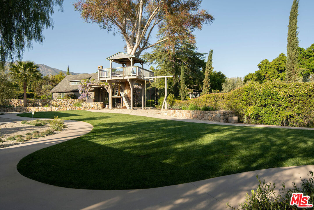 San Antonio Street Ojai, CA 93023 - Photo 33 of 73 a view of a house with a big yard