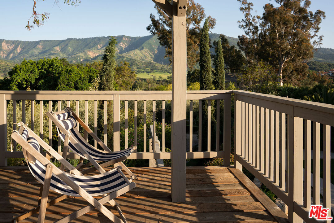 San Antonio Street Ojai, CA 93023 - Photo 35 of 73 a view of a balcony with chairs