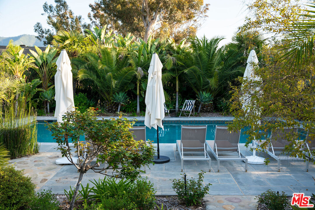 San Antonio Street Ojai, CA 93023 - Photo 37 of 73 a view of a chair and table in the garden