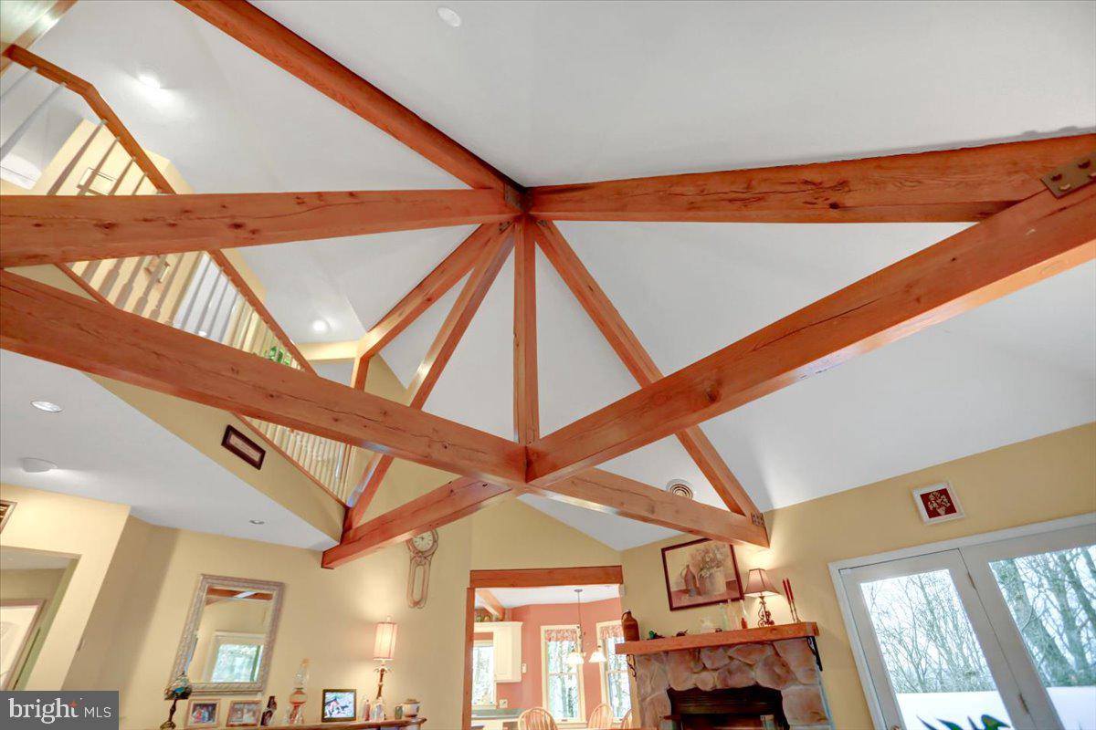 1294 Glatco Lodge Road Hanover, PA 17331 - Photo 17 of 67 Beams made from logs milled from the lot