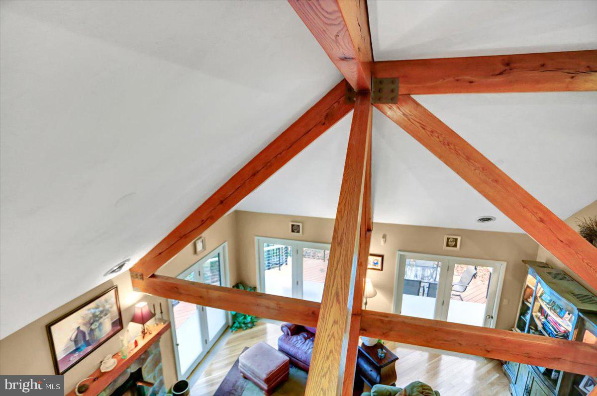 1294 Glatco Lodge Road Hanover, PA 17331 - Photo 25 of 67 Beams made from logs milled from the lot