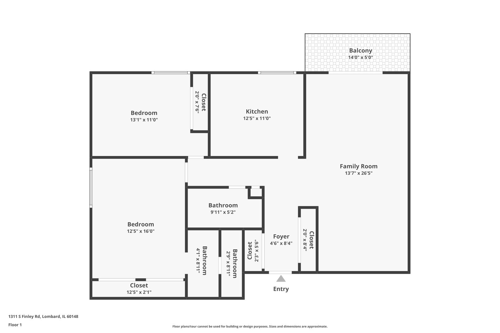 1311 South Finley Road, Unit 411 Lombard, IL 60148 - Photo 14 of 15 Gallery Image 14