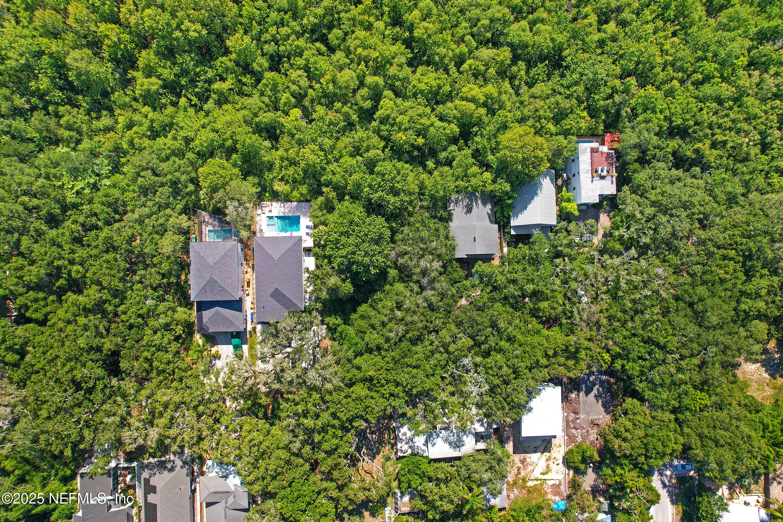 0 Oleander Street St. Augustine, FL 32080 - Photo 20 of 28 an aerial view of a house with a yard and outdoor seating