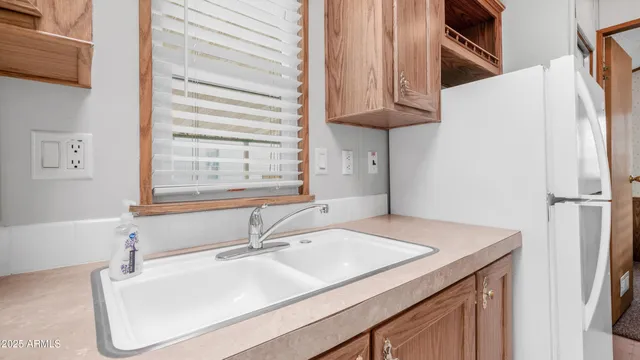 view of a bathroom from a hallway