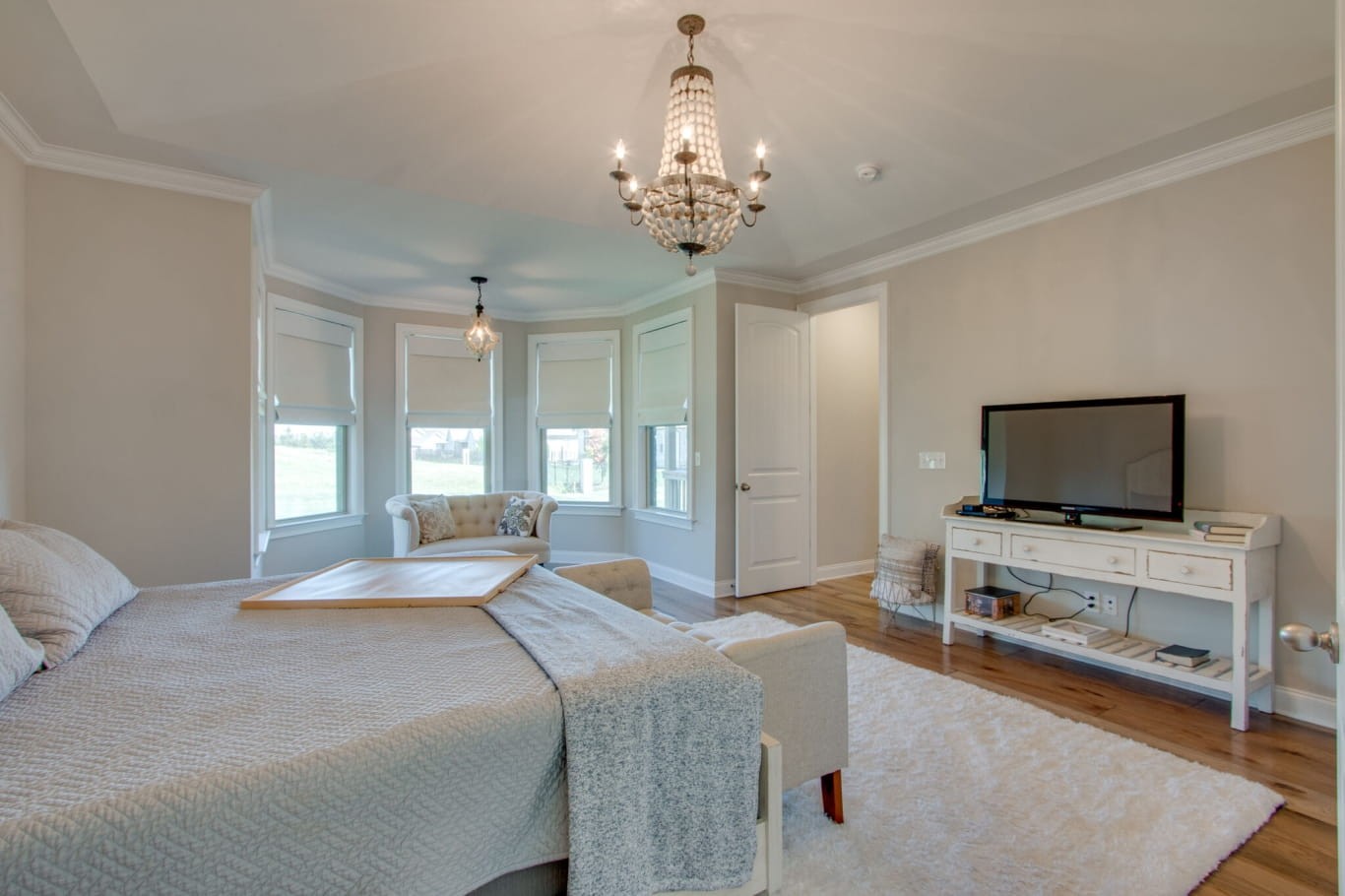 3584 Robbins Nest Road Thompson's Station, TN 37179 - Photo 23 of 43 a bedroom with bed tv and a window