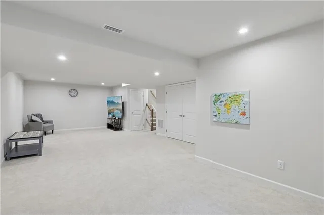 a room with furniture and view