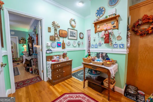 a outdoor dining space with furniture and outdoor view
