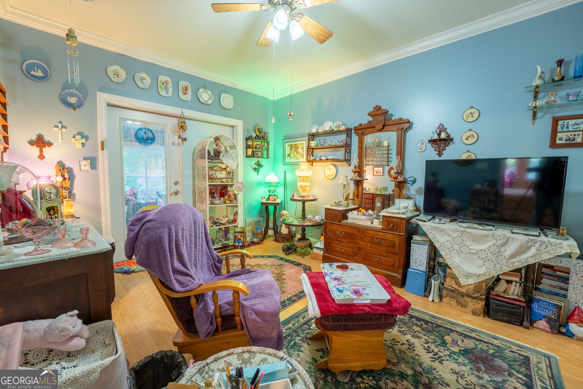 50 Green Hill Place Toccoa, GA 30577 - Photo 24 of 38 a living room with furniture and a flat screen tv