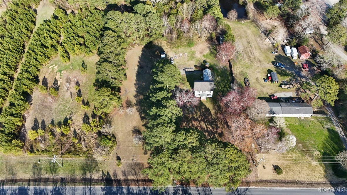 2307 New Point Comfort Highway Mathews, VA 23109 - Photo 6 of 20 an aerial view of residential house with outdoor space