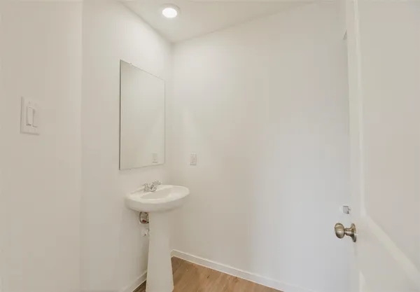 a bathroom with a sink