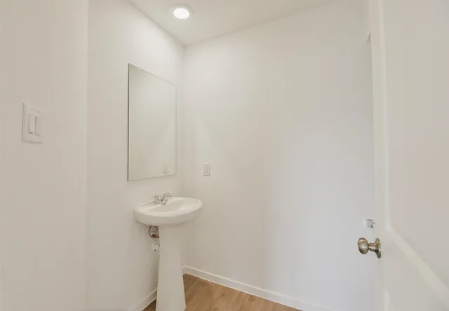 a bathroom with a sink