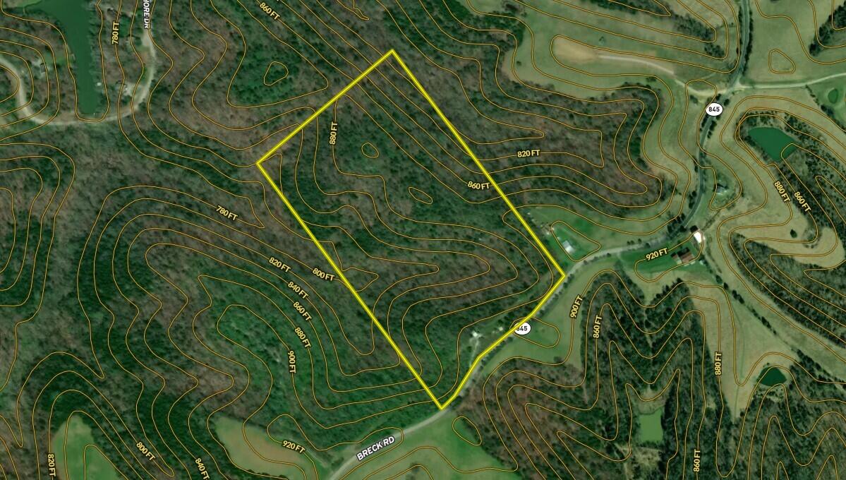 1965 Breck Road Owenton, KY 40359 - Photo 44 of 45 Contour Map