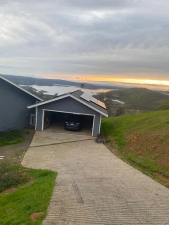a view of outdoor space and ocean view