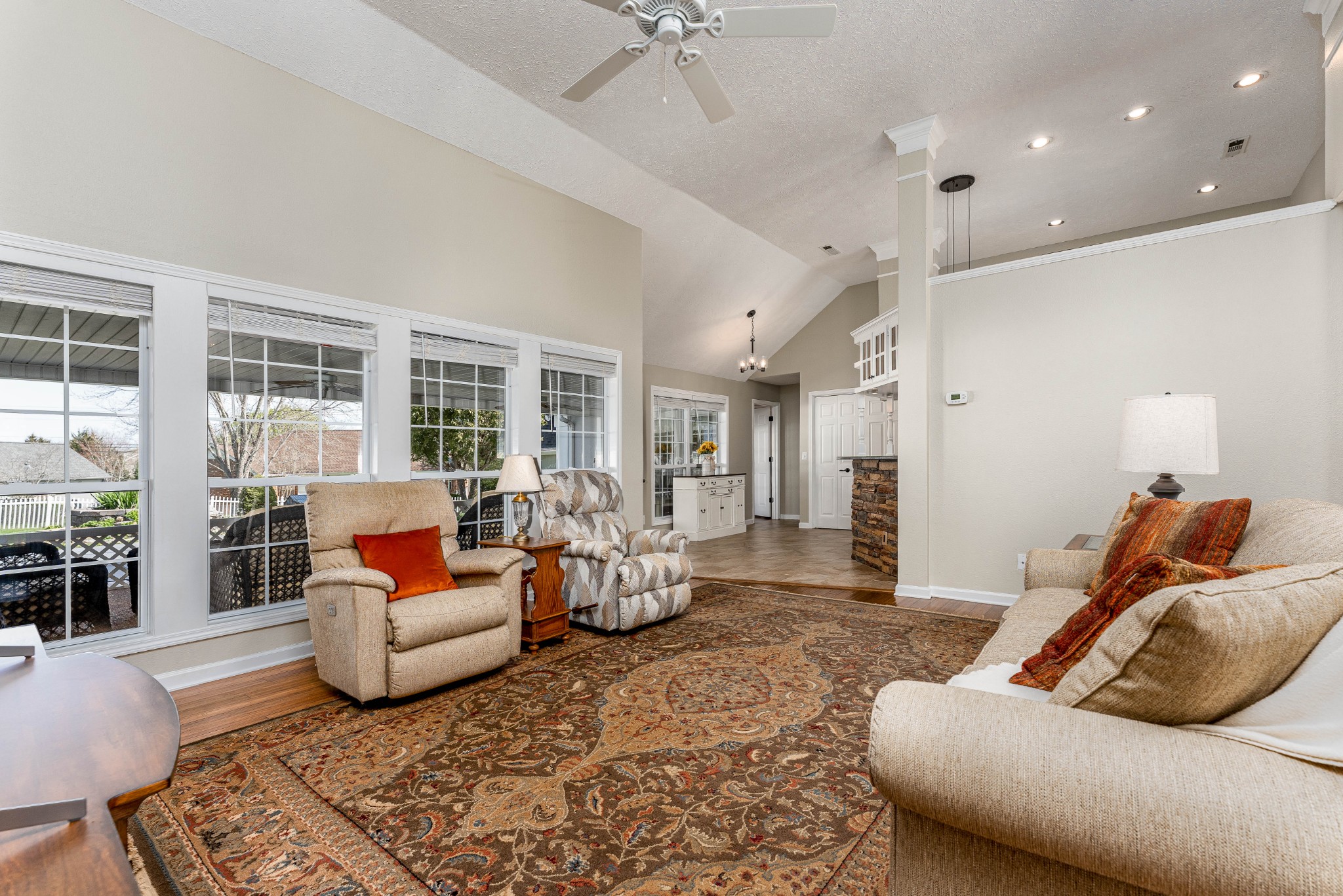 1243 Hunters Point Lane Spring Hill, TN 37174 - Photo 21 of 35 a living room with furniture and a large window
