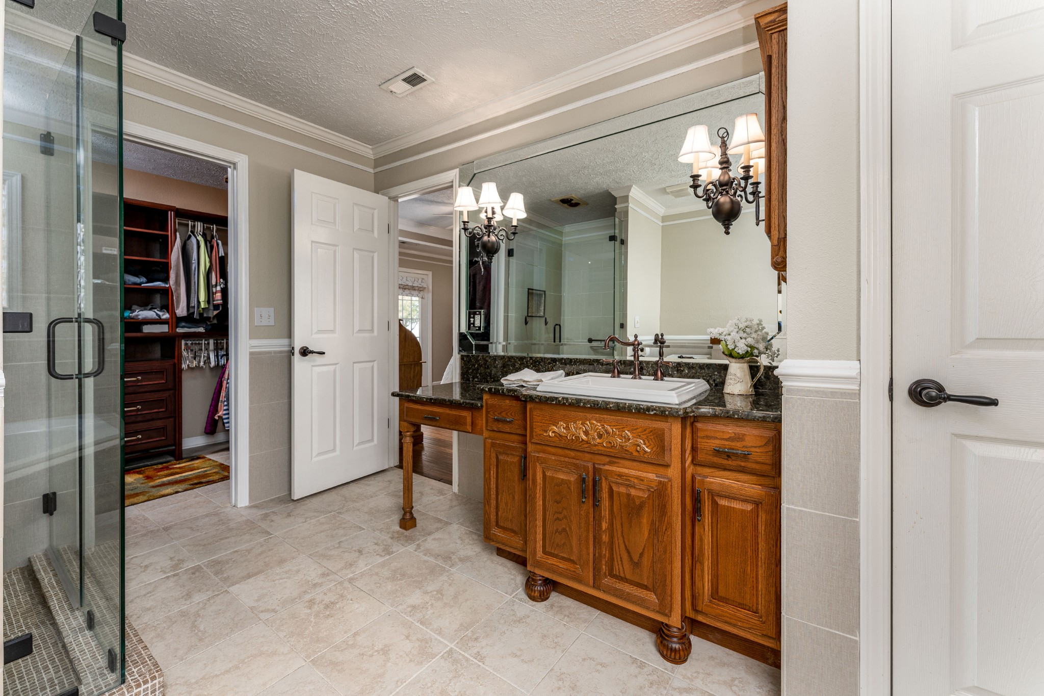 1243 Hunters Point Lane Spring Hill, TN 37174 - Photo 32 of 35 a bathroom with a sink and a mirror