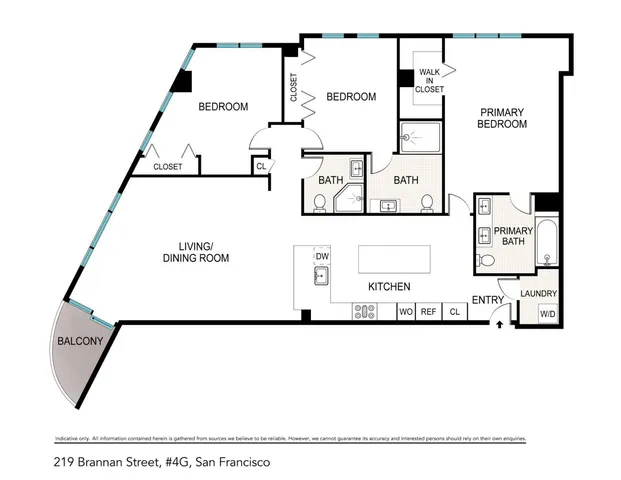 $10,000 | 219 Brannan Street, Unit 4G, San Francisco, CA 94107