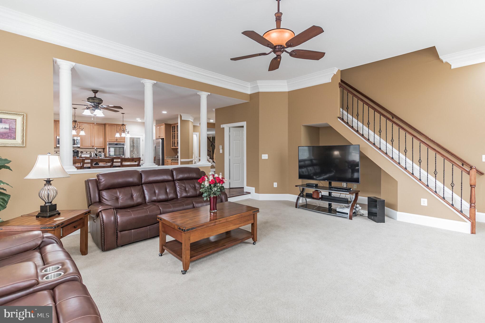 18606 Kerill Road Triangle, VA 22172 - Photo 19 of 50 Second set of stairs to upstairs from family room