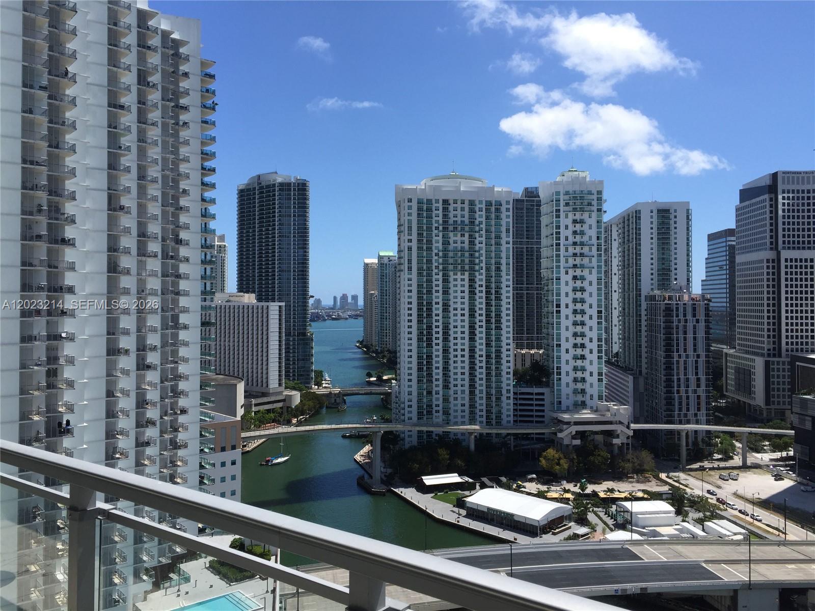 90 Southwest 3rd Street, Unit 2614 Miami, FL 33130 - Photo 13 of 13 a view of balcony with city view