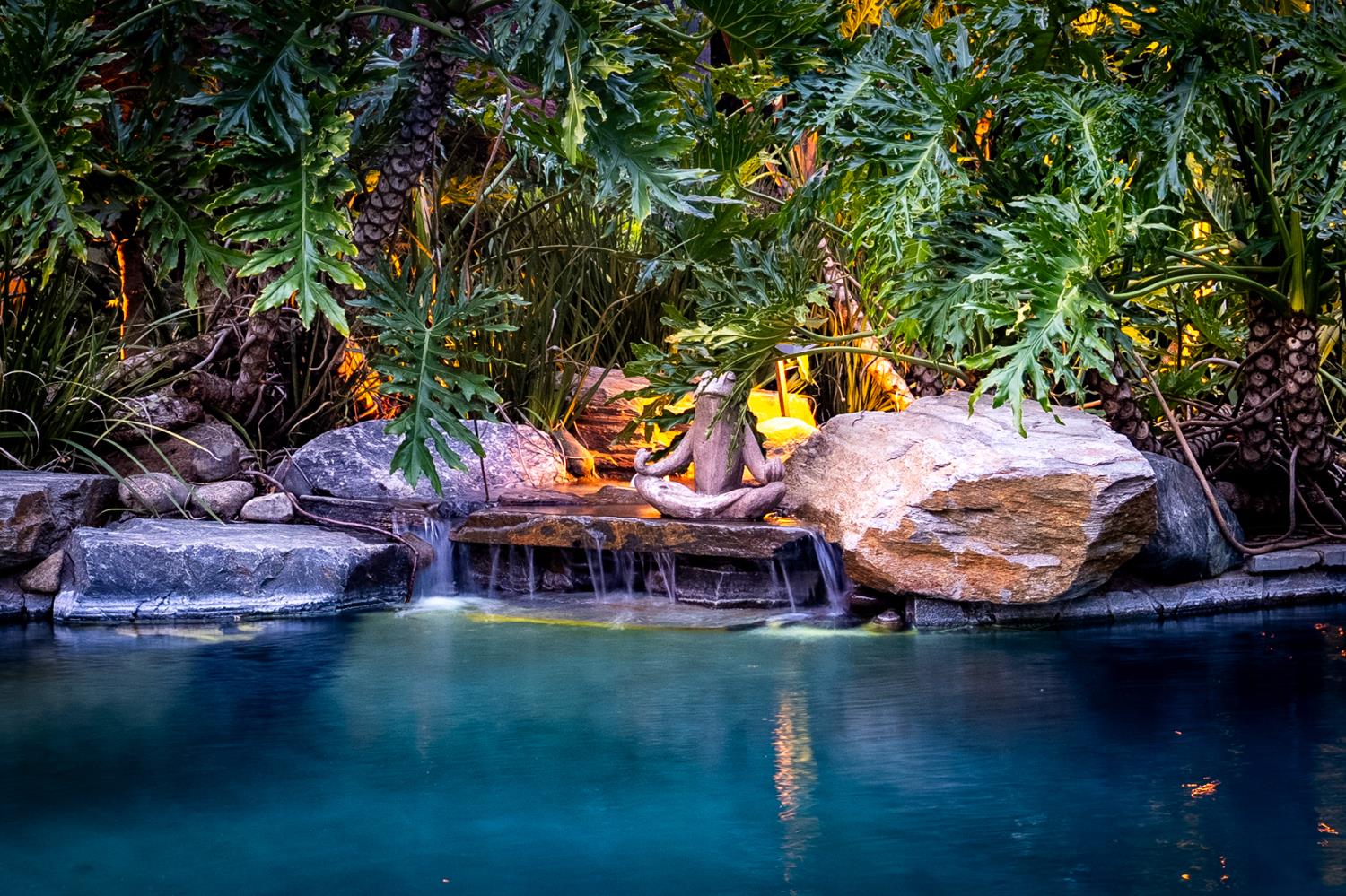 6533 Landis Avenue Carmichael, CA 95608 - Photo 10 of 77 This peaceful spot is guaranteed to melt away even your most stressful moments. This is the 2nd of two water features in the pool.