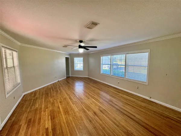 a view of outdoor space with garden