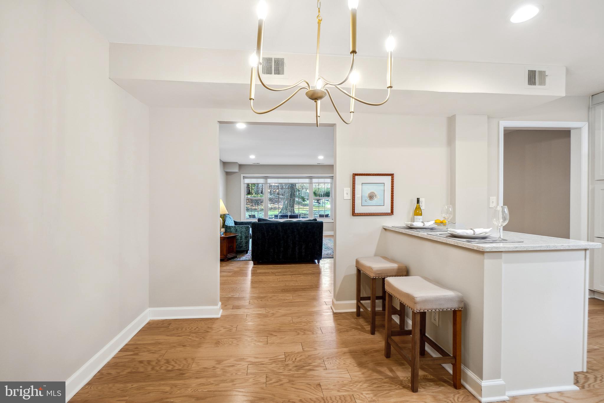 1937 Lyttonsville Road Silver Spring, MD 20910 - Photo 25 of 30 Dining room w/ new chandelier