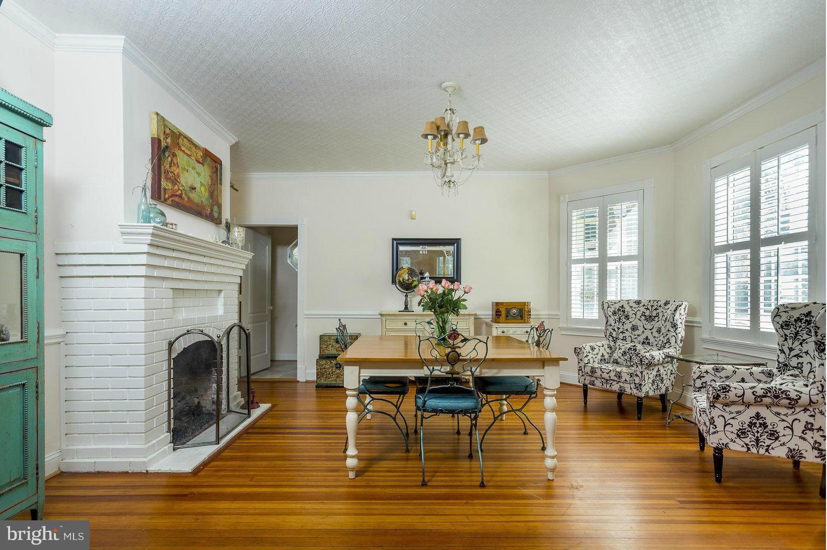1507 Frederick Road Catonsville, MD 21228 - Photo 8 of 28 Dining Room with gas fireplace